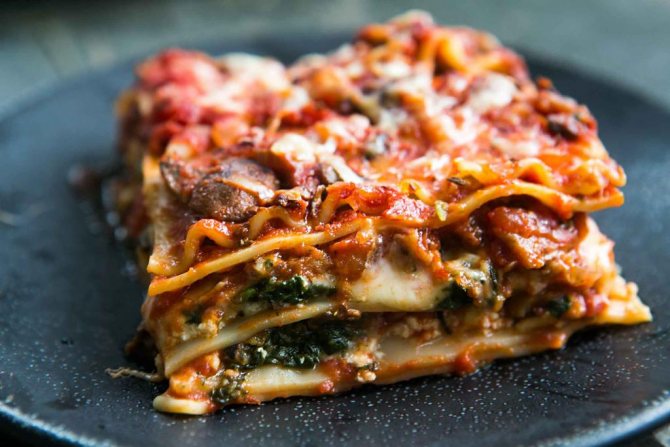 лазанья с курицей в мультиварке