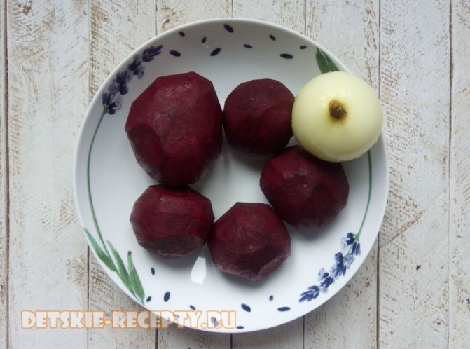 лук и свекла