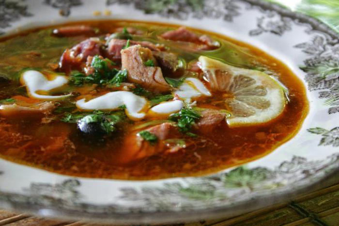 солянка мясная классическая рецепт