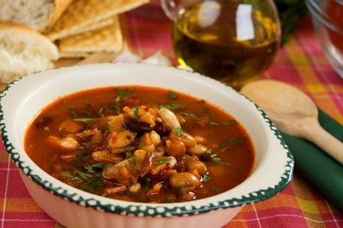 суп из красной фасоли с мясом