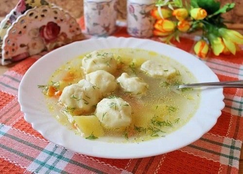суп с клецками рецепты