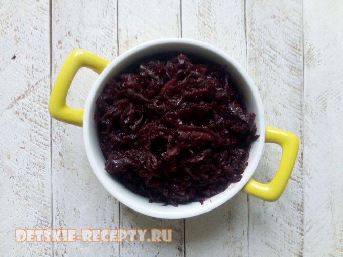 тушеная свекла как в детском саду
