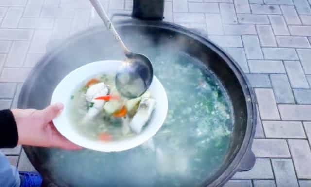 Уха царская тройная